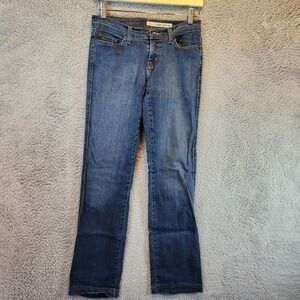DKNY Jeans‎ Womens 2 Blue Denim Cotton Stretch Low Rise Straight Leg 5 Pockets